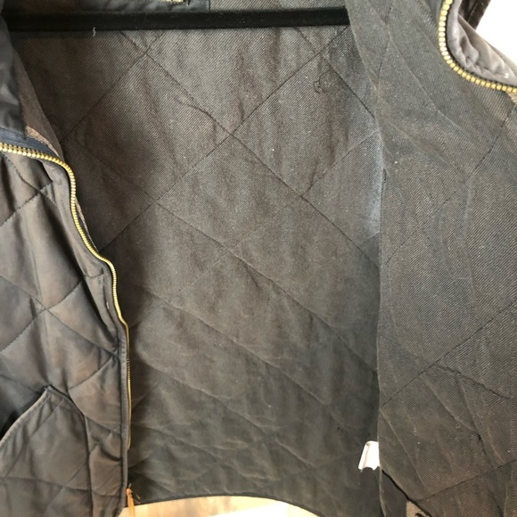 - JCrew Men's Sussex Quilted Primaloft Vest Insulated Outerwear Navy L - Picture 13 of 14